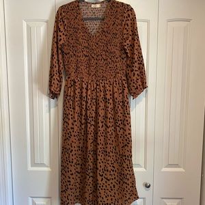 Animal print dress